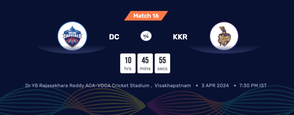 DC vs KKR 