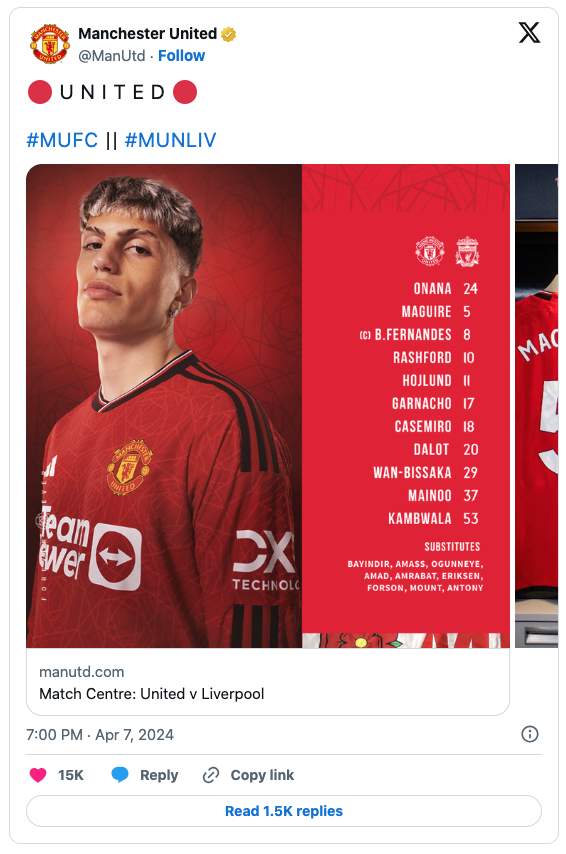 Manchester United vs Liverpool